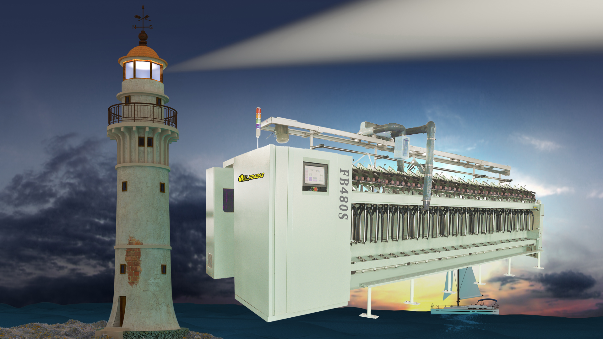 FB480S多功能智能粗纱机